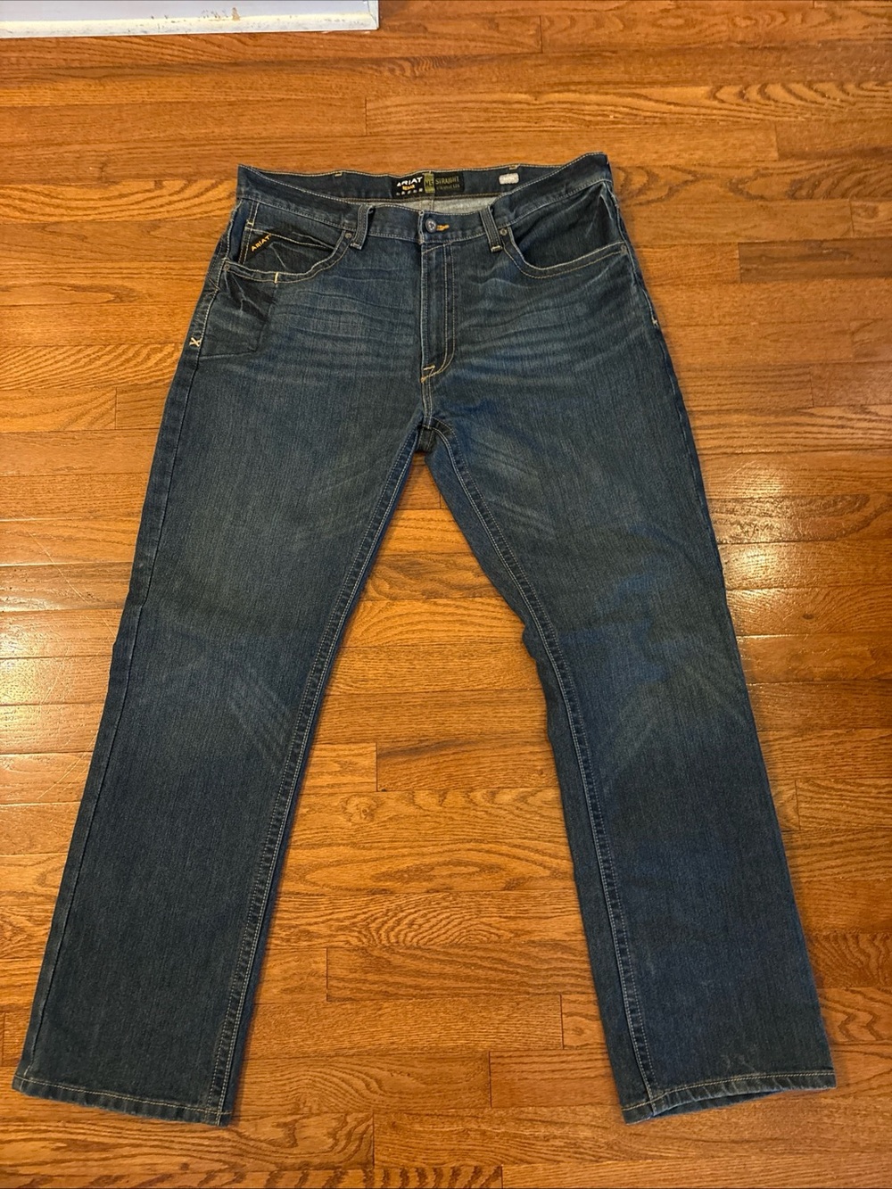 Ariat Men's Indigo Straight-Leg Jeans 38x34